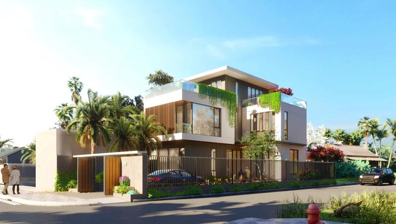 Biệt thự 3 tầng 2 mặt tiền được thiết kế đậm chất sang trọng