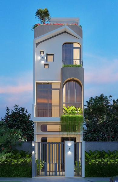 Thiết kế thi công nhà ống lệch tầng đẹp đến bất ngờ năm 2025
